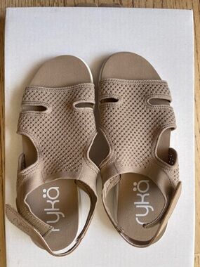 Ryka Women's Tan Knit Sport Sandals